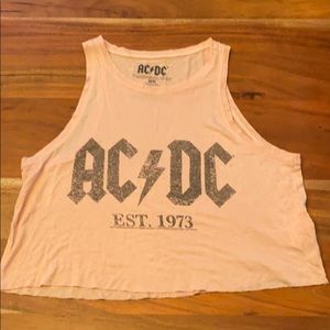 AC/DC Cropped Tank M